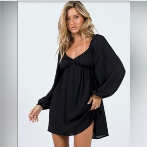 Princess Polly Bettie Mini Dress Black 6